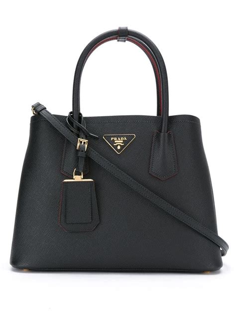 prada biblioteque black|Prada Bibliotheque Tote Bag .